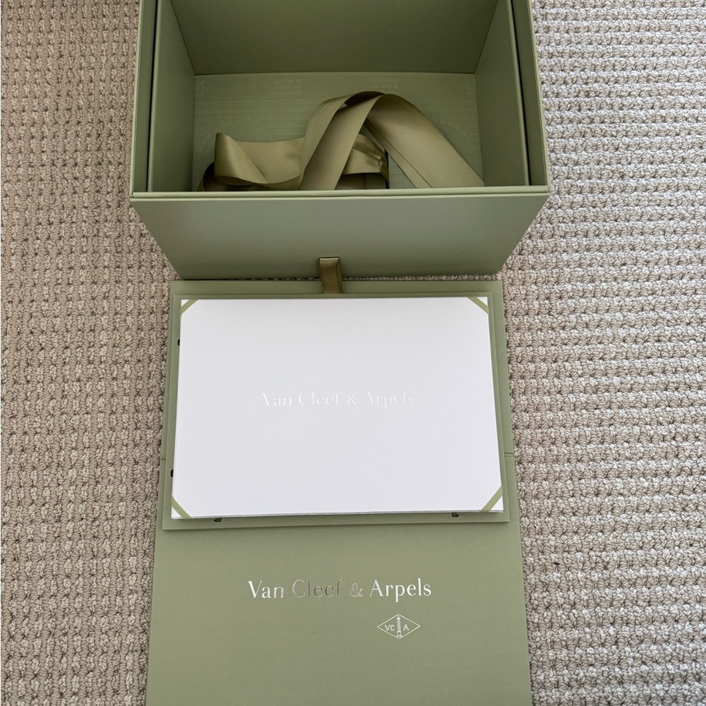 Van Cleef & Arpels Sage Green Jewelry Box